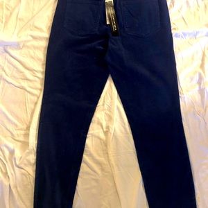 Corduroy pull up pants, comfort and slimming fit